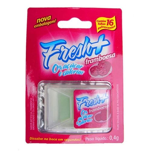 Lâmina Bucal Fresh Sabor Framboesa C/ 16 Unidades Lâmina Bucal Fresh Sabor Framboesa C/ 16 Unidades