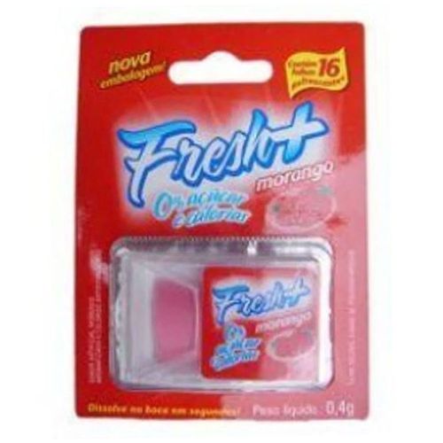 Lâmina Bucal Fresh Sabor Morango C/ 16 Unidades Lâmina Bucal Fresh Sabor Morango C/ 16 Unidades