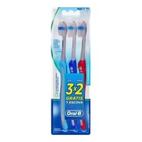 Escova Dental Oral-B Indicator Plus Macia 35 3 Unidades