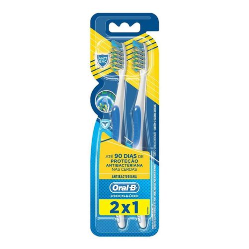 Escova Dental Oral-B Pro-Saúde Antibacteriana 35 2 Unidades Escova Dental Oral-B Pro-Saúde Antibacteriana 35 2 Unidades