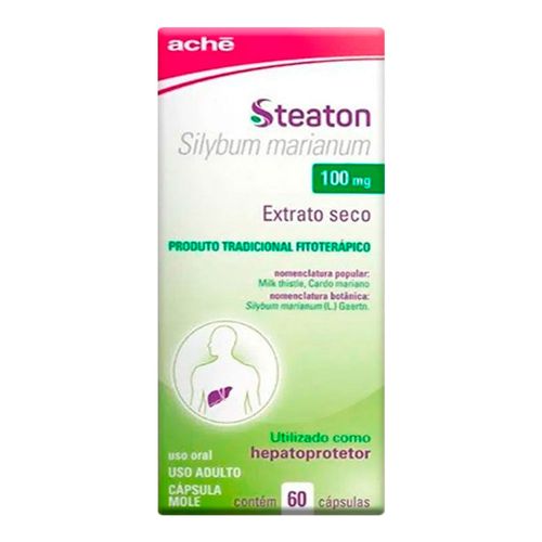 Steaton 100mg Aché 60 Cápsulas Steaton 100mg Aché 60 Cápsulas