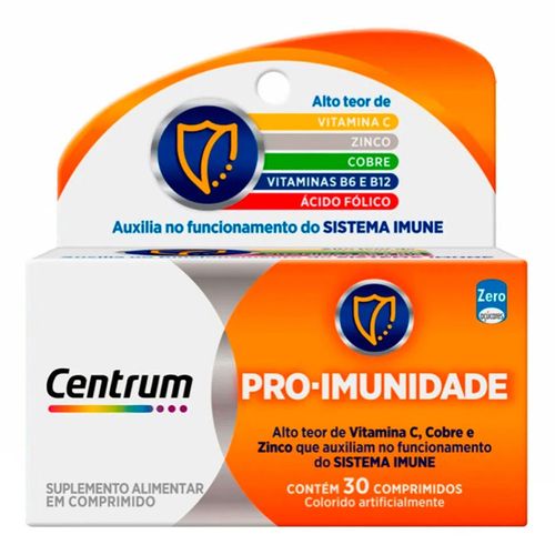 Suplemento Alimentar Centrum Pró Imunidade 60 Comprimidos Suplemento Alimentar Centrum Pró Imunidade 60 Comprimidos