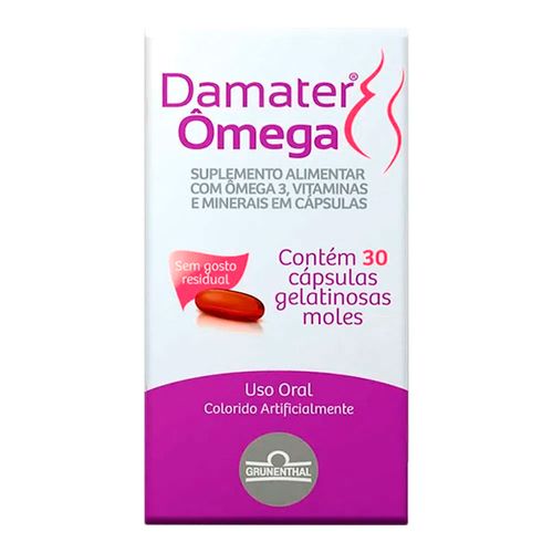 Suplemento-Alimentar-Damater-Omega-30-Capsulas Suplemento-Alimentar-Damater-Omega-30-Capsulas