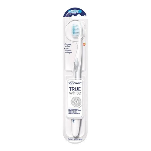 Escova Dental Sensodyne True White Cerdas Macia 1 Unidade Escova Dental Sensodyne True White Cerdas Macia 1 Unidade