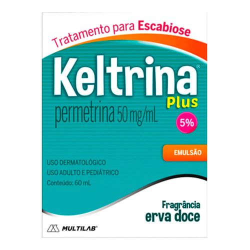 Keltrina Plus 50Mg/Ml Loção Cremosa Multilab 60Ml