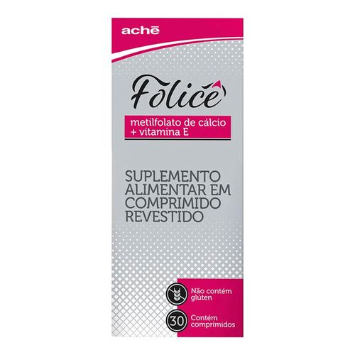 Suplemento Alimentar Fôlice 30 Comprimidos Revestidos Suplemento Alimentar Fôlice 30 Comprimidos Revestidos