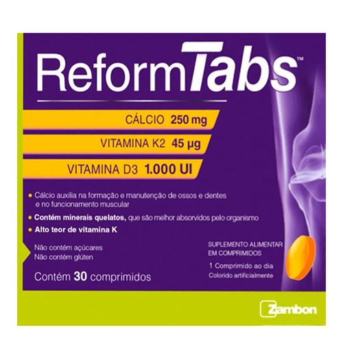 Suplemento Alimentar Reformtabs 30 Comprimidos Suplemento Alimentar Reformtabs 30 Comprimidos