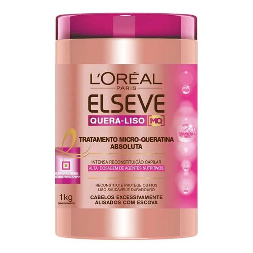 Creme De Tratamento Elseve Quera Liso 1kg Creme De Tratamento Elseve Quera Liso 1kg