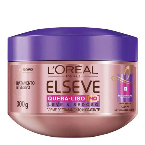 Creme de Tratamento Elseve Quera-liso Hidratante 300g Creme de Tratamento Elseve Quera-liso Hidratante 300g
