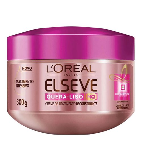 Creme de Tratamento Elseve Quera-liso Reconstituinte 300g Creme de Tratamento Elseve Quera-liso Reconstituinte 300g