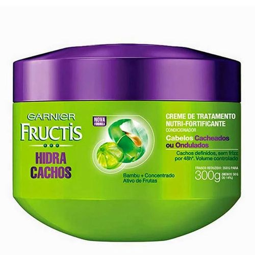 Creme de Tratamento Fructis Hidra Cachos 300g Creme de Tratamento Fructis Hidra Cachos 300g