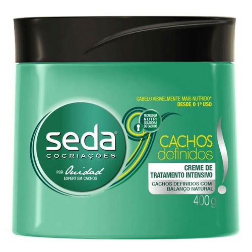 Creme de Tratamento Intensivo Seda Cachos Definidos 400gr Creme de Tratamento Intensivo Seda Cachos Definidos 400gr