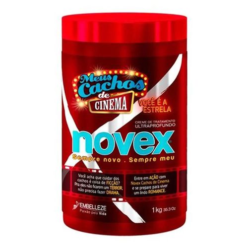Creme de Tratamento Novex Meus Cachos de Cinema 1kg Creme de Tratamento Novex Meus Cachos de Cinema 1kg