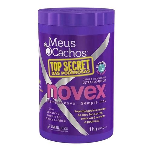 Creme de Tratamento Novex Meus Cachos Top Secret das Poderosas 1kg Creme de Tratamento Novex Meus Cachos Top Secret das Poderosas 1kg