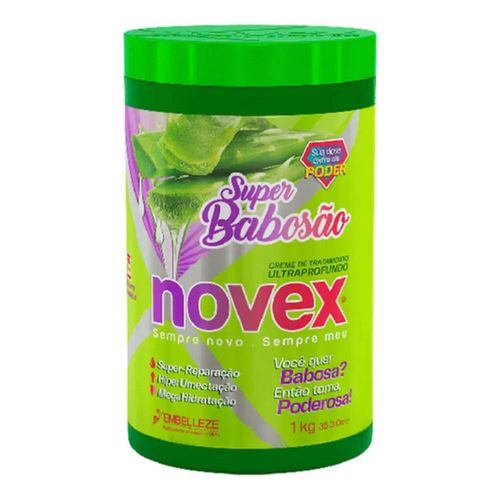 Creme de Tratamento Novex Super Babosão 1kg Creme de Tratamento Novex Super Babosão 1kg