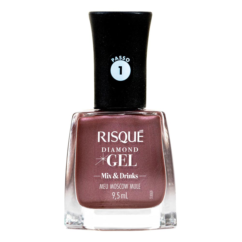 Esmalte Risqué Diamond Gel Meu Moscow Mule 9,5ml