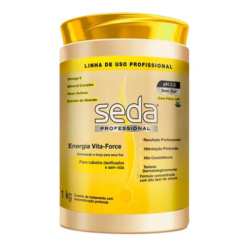 Creme de Tratamento Seda Energia Viva Force 1kg Creme de Tratamento Seda Energia Viva Force 1kg