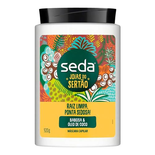 Creme de Tratamento Seda Joias do Sertão Babosa & Óleo de Coco 920g Creme de Tratamento Seda Joias do Sertão Babosa & Óleo de Coco 920g