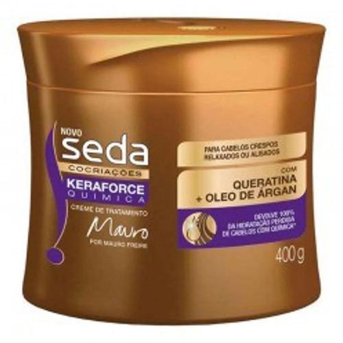 Creme De Tratamento Seda Keraforce Química 400g Creme De Tratamento Seda Keraforce Química 400g