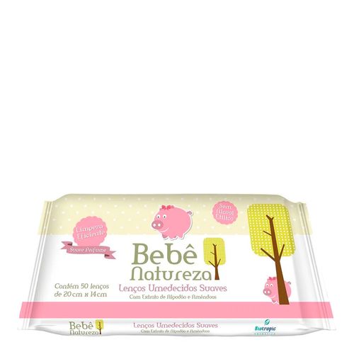 Lenços Umedecidos Bebê Natureza Rosa 50 Unidades Lenços Umedecidos Bebê Natureza Rosa 50 Unidades