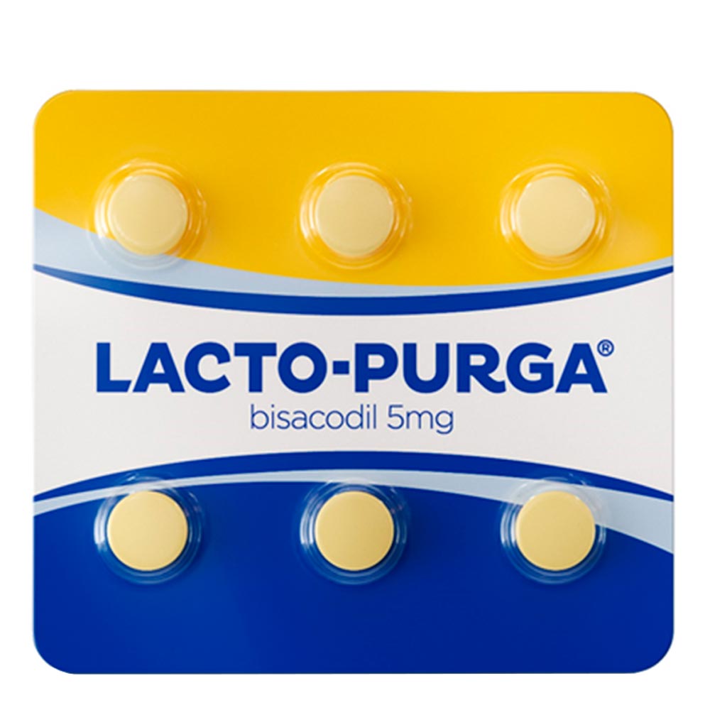 Laxante Lacto-Purga 5mg 6 Comprimidos Revestidos