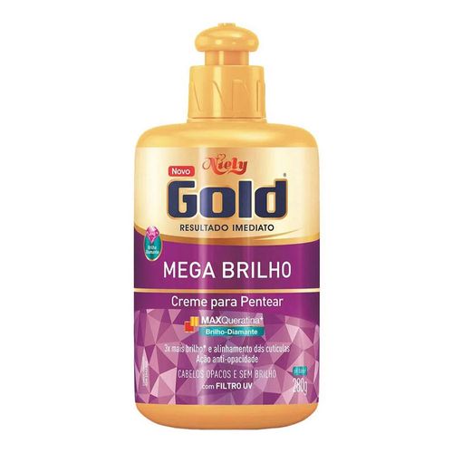 Creme para Pentear Niely Gold Mega Brilho 280g Creme para Pentear Niely Gold Mega Brilho 280g