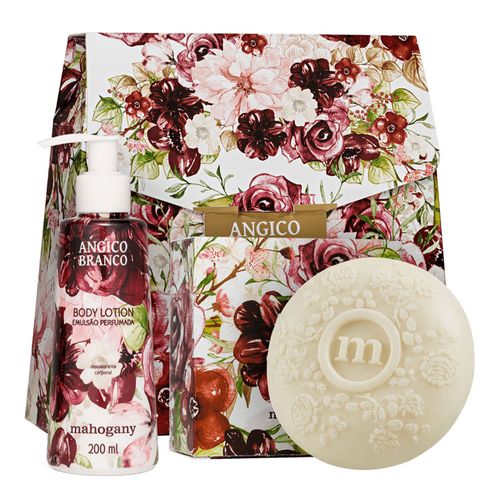 Estojo Angico Branco com Sabonete em Barra 160 g + Hidratante 200 ml Estojo Angico Branco com Sabonete em Barra 160 g + Hidratante 200 ml