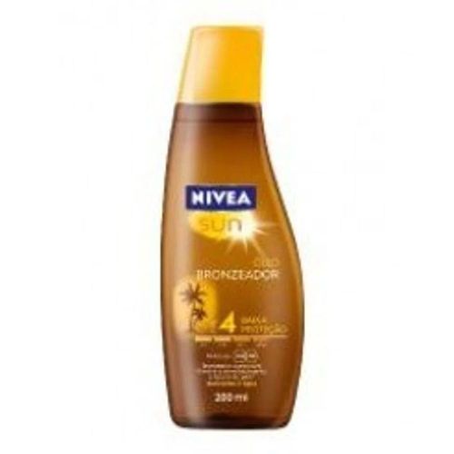 Loção Bronzeadora Nivea Sun FPS4 200ml Loção Bronzeadora Nivea Sun FPS4 200ml