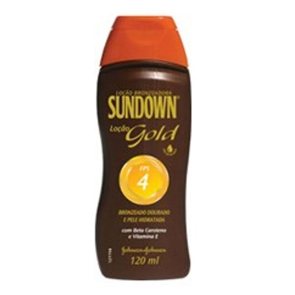 Loção Bronzeadora Sundown Gold FPS 4 120ml