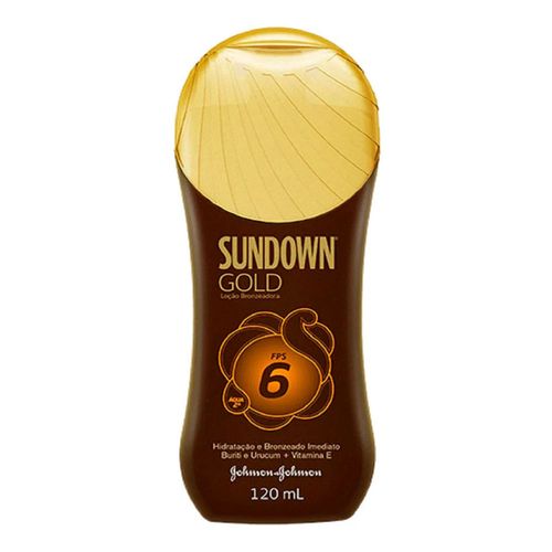 Loção Bronzeadora Sundown Gold FPS 6 120ml Loção Bronzeadora Sundown Gold FPS 6 120ml
