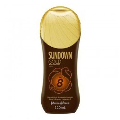 Loção Bronzeadora Sundown Gold FPS 8 120ml Loção Bronzeadora Sundown Gold FPS 8 120ml