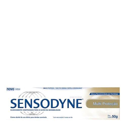 Creme Dental Sensodyne Multi Proteção 50g Creme Dental Sensodyne Multi Proteção 50g