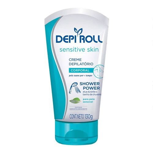 Creme Depilatório Corporal Depi Roll Shower P Sensiti 130g Creme Depilatório Corporal Depi Roll Shower P Sensiti 130g