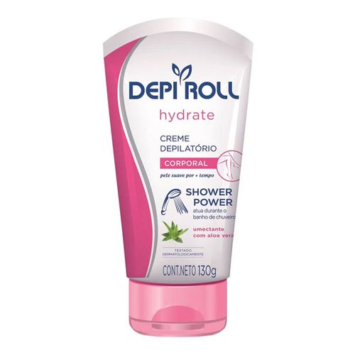 Creme Depilatório Depi Roll Shower Power Corporal Hydrate 130g Creme Depilatório Depi Roll Shower Power Corporal Hydrate 130g