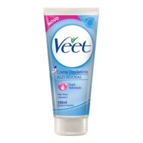 Creme Depilatório Veet Peles Delicadas 180ml