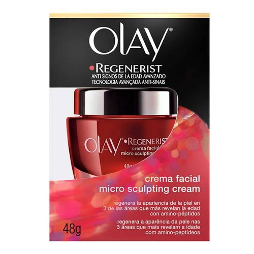 Creme Facial Regenerador Olay Regenerist Micro Sculpting 48g Creme Facial Regenerador Olay Regenerist Micro Sculpting 48g