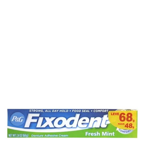 Creme Fixador de Dentadura Fixodent Fresh 68g Creme Fixador de Dentadura Fixodent Fresh 68g