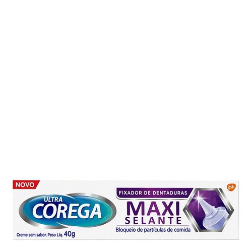 Creme Fixador de Prótese Ultra Corega Maxi Selante Sem Sabor 40g Creme Fixador de Prótese Ultra Corega Maxi Selante Sem Sabor 40g
