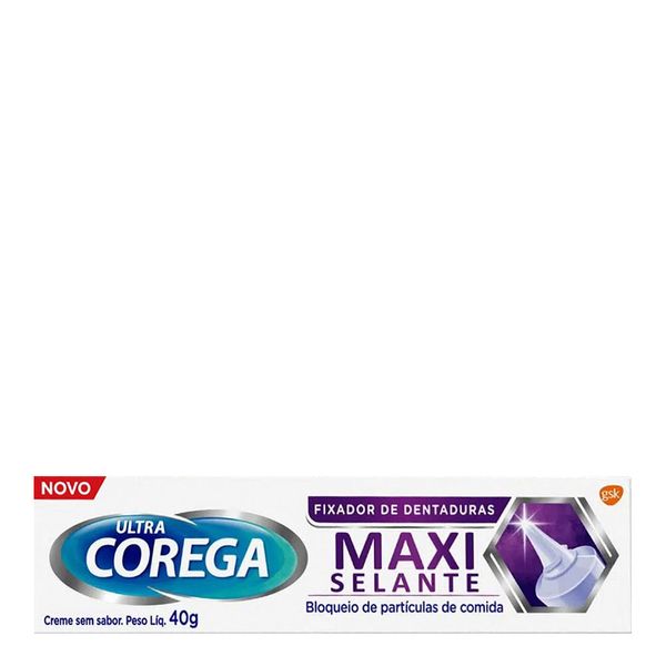Creme Fixador de Prótese Ultra Corega Maxi Selante Sem Sabor 40g