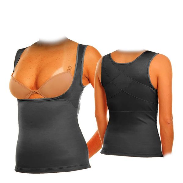 Cinta Modeladora e Postural Feminina Preto XGG - Ideal