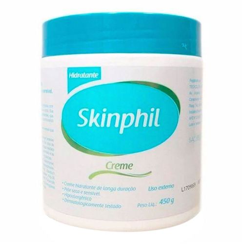 Creme Hidratante Corporal Skinphil Pele Seca e Sensível 450g Creme Hidratante Corporal Skinphil Pele Seca e Sensível 450g