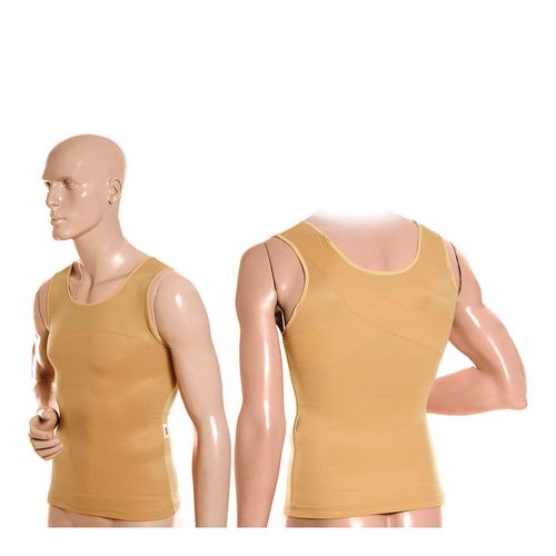 Cinta Modeladora e Postural Masculina Bege GG - Ideal Cinta Modeladora e Postural Masculina Bege GG - Ideal