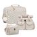 Mala Maternidade + Bolsa + Frasqueira New Scotland Marfim - Lequiqui