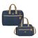 Mala Maternidade + Bolsa Jeans Azul - MB Baby