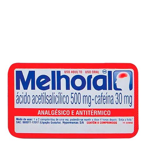 Melhoral Adulto 8 Comprimidos Melhoral Adulto 8 Comprimidos
