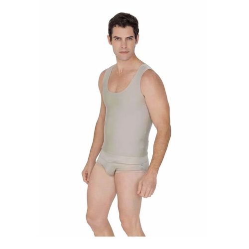 Colete postural masculino reforço duplo bege Cod 2071 Macom Colete postural masculino reforço duplo bege Cod 2071 Macom