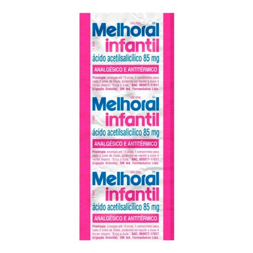 Melhoral Infantil 8 Comprimidos