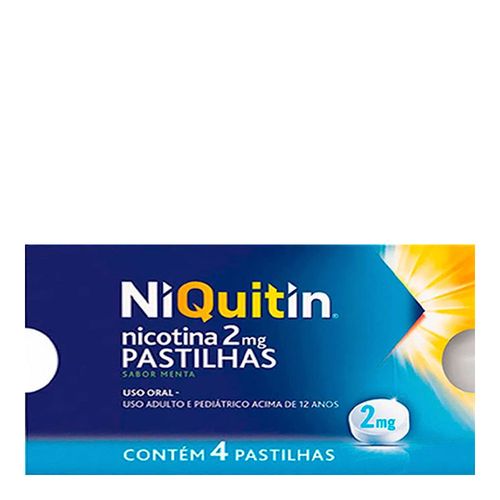 Niquitin 2mg 4 Pastilhas Niquitin 2mg 4 Pastilhas
