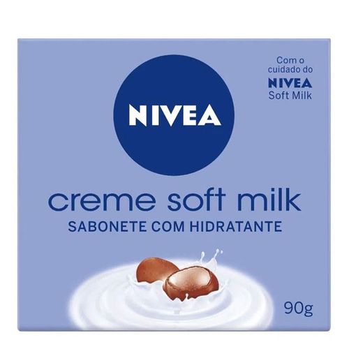 Nivea Sabonete Barra Soft Milk Box 90g