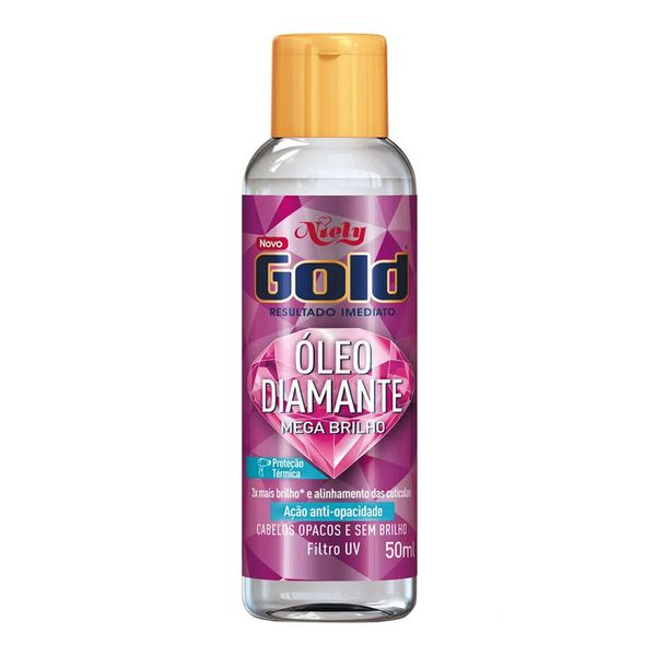 Óleo Diamante Niely Gold Mega Brilho 50ml